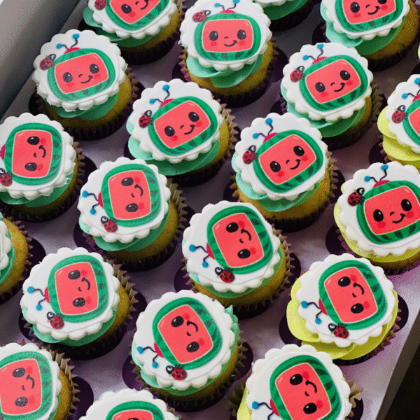 Cocomelon Cupcakes