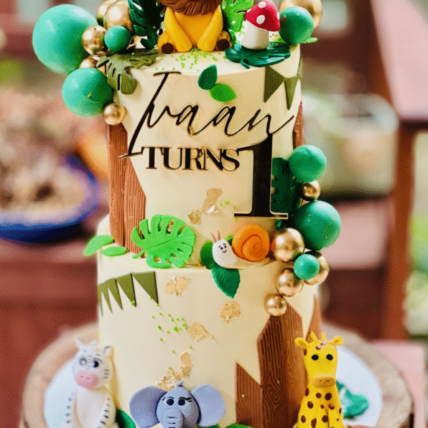 Jungle Theme Cake