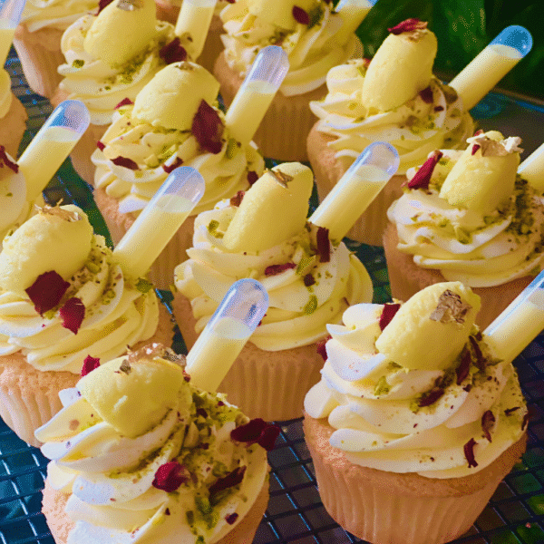 Rasmalai Cupcakes