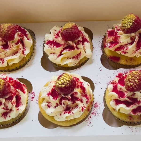 Vanilla Rasberry Cupcakes